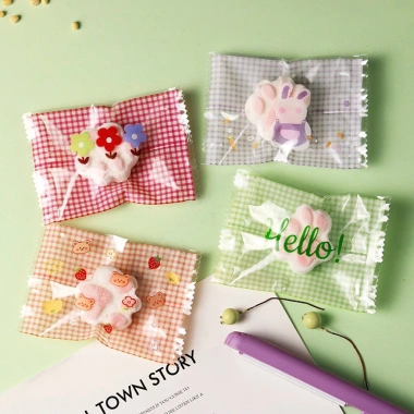 100 Túi Bánh Quy Caro Nhiều Màu TB18 - Giá Ưu Đãi 26.000₫, Giòn Tan, Dễ Bảo Quản