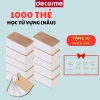 1.000 Thẻ Flashcard & Sổ Khoen Note Học Từ Vựng DecorMe - Giấy Planner Basic Phong Cách Hàn Quốc, Tiện Dụng, Giá 33.900đ 10