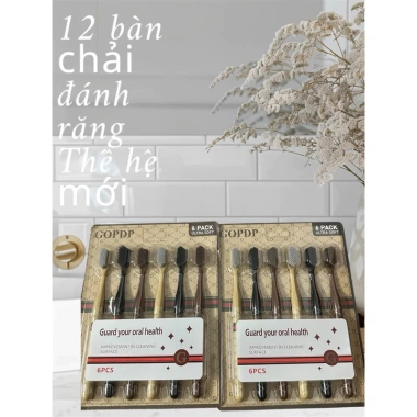 12 chiếc bàn chải đánh răng đa năng cho gia đình và du lịch, thế hệ mới, 55.000 đồng
