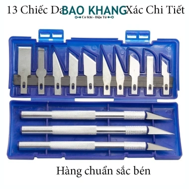 13 dao cắt chính xác đa năng, dao cạo và bộ chạm khắc thủ công, chỉ 39.000đ