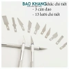 13 dao cắt chính xác đa năng, dao cạo và bộ chạm khắc thủ công, chỉ 39.000đ 6
