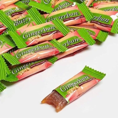 144GAM Kẹo gừng dẻo Gingerbon Indonesia ấm bụng, giảm say tàu xe, ăn vặt healthy ngon bổ rẻ - 27,734₫ 2