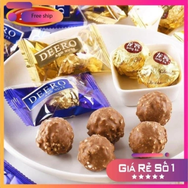 1Kg Kẹo Socola Quả Cầu Vàng Royal Chocolate - Hạt Dẻ Ngon, Giá chỉ 100.000₫
