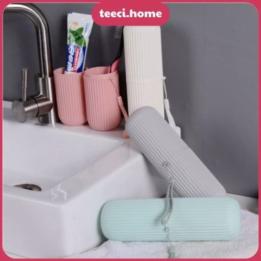 2 Hũ Đựng Bàn Chải & Kem Đánh Răng Du Lịch TEECI U011 - Ống Vân Trơn, 15.000₫ 2 Hũ Đựng Bàn Chải & Kem Đánh Răng Du Lịch TEECI U011 - Ống Vân Trơn, 15.000₫