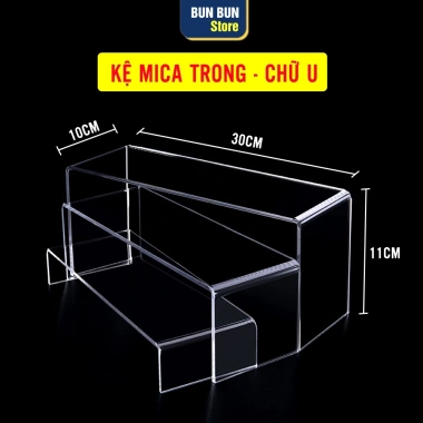 2 Kệ Mica Chữ U Trong Suốt - Trưng Bày Live Stream, Đồ Chơi, Mỹ Phẩm, Combo 2 chiếc 23.998 VNĐ 2