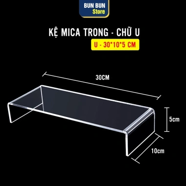 2 Kệ Mica Chữ U Trong Suốt - Trưng Bày Live Stream, Đồ Chơi, Mỹ Phẩm, Combo 2 chiếc 23.998 VNĐ 8