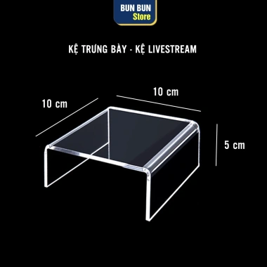 2 Kệ Mica Chữ U Trong Suốt - Trưng Bày Live Stream, Đồ Chơi, Mỹ Phẩm, Combo 2 chiếc 23.998 VNĐ 10