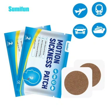 2 Miếng Dán Say Xe 100% Thảo Mộc Ngừa Say Tàu Thuyền, Say Tàu Bay Giá Cực Rẻ 27.030 VND