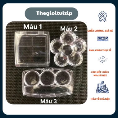 2 vỏ khay chiết son nhựa mini khay phấn má phấn mắt VietBuy giá 28.000đ