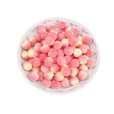 20 đào mini mật ong 2-3.5cm - Đạo cụ ảnh Bọt, chất liệu nhân tạo, trang trí nhà