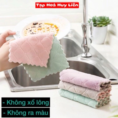 20 Khăn Lau Bếp 2 Mặt Đa Năng Dày Dặn Siêu Thấm - Giá 30.000đ Sỉ Tốt Huy Liên 3