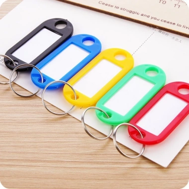 20 Thẻ Ghi Nhớ Nametag Đánh Dấu Chìa Khóa - Móc Khóa Tiện Lợi Cho Vali