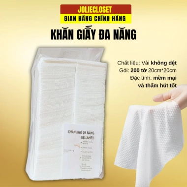 200 khăn khô cotton đa năng, mềm mịn, thấm hút nước tốt, dùng cho spa, chỉ 75.000₫ 8