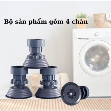 2.272 Bộ 4 chân chống rung cao su máy giặt, tủ lạnh, máy lọc nước – ưu đãi, chống trượt 3