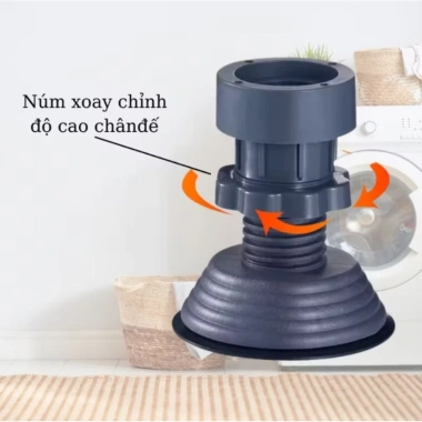 2.272 Bộ 4 chân chống rung cao su máy giặt, tủ lạnh, máy lọc nước – ưu đãi, chống trượt 6