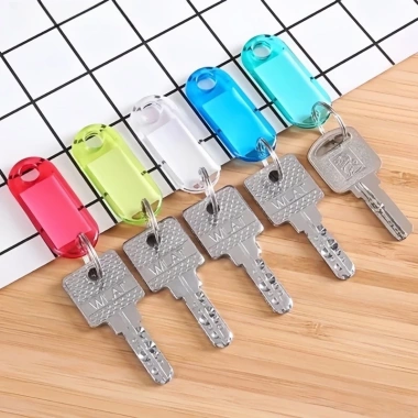 250 Móc Khóa Thẻ Ghi Chú Đa Màu - Thẻ Treo Hành Lý, Gắn Chìa Khóa, Giá 68.000₫