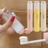 2IN1 Bàn Chải Đánh Răng Mini Hoạt Hình Dễ Thương Gập Lại Dụng Cụ Du Lịch Cắm Trại