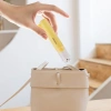 2IN1 Bàn Chải Đánh Răng Mini Hoạt Hình Dễ Thương Gập Lại Dụng Cụ Du Lịch Cắm Trại 2