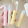 2IN1 Bàn Chải Đánh Răng Mini Hoạt Hình Dễ Thương Gập Lại Dụng Cụ Du Lịch Cắm Trại 3