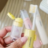 2IN1 Bàn Chải Đánh Răng Mini Hoạt Hình Dễ Thương Gập Lại Dụng Cụ Du Lịch Cắm Trại 4