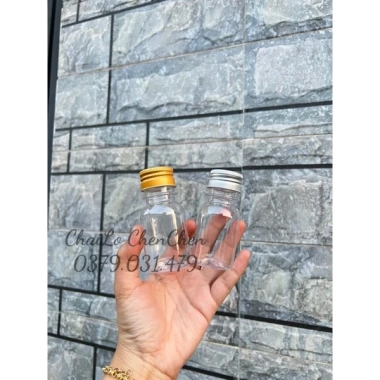 30 chai nhựa tròn 50ml-100ml kèm nắp - Giá ưu đãi 40.000đ, đa năng cho nhà bếp