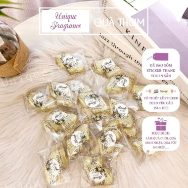 30 Gói Kẹo Socola Trái Tim 2 Viên - Quà Đám Cưới, Giảm 150k - UNIQUE FRAGRANCE 6