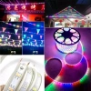 30M Dây Đèn LED 2.835 Nháy Đuổi Bọc Plastic Chống Nước - Tặng Nguồn LED Trang Trí Noel Tết 7