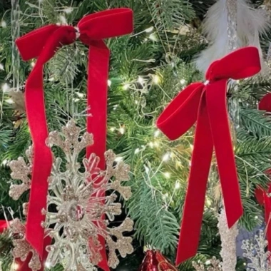 3m Duy Băng Nhung Đỏ - Nơ Dây Buộc Quà Noel Giáng Sinh, Giá 15.000 VNĐ