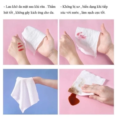 4 cuộn khăn giấy khô đa năng dùng 1 lần ANIMERRY 40 miếng - Lau mặt, tẩy trang, lau tay - Chỉ 29.750₫ 3 4 cuộn khăn giấy khô đa năng dùng 1 lần ANIMERRY 40 miếng - Lau mặt, tẩy trang, lau tay - Chỉ 29.750₫ 3