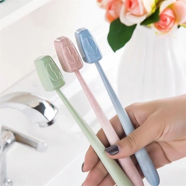 4 Vỏ bọc đầu bàn chải đánh răng du lịch, tái sử dụng, bảo vệ vệ sinh răng miệng