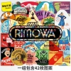 42 Miếng Dán Hành Lý Rimowa Retro Chống Thấm Nước - Tấm Lớn, Nhãn Dán, Ốp Lưng
