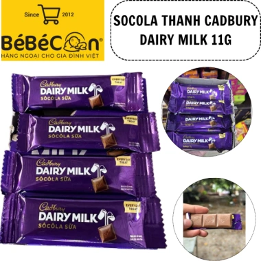 5 Bịch Kẹo Socola Milk Cadbury Dairy 81gr Vị Sữa Ngọt Ngào Giá Ưu Đãi 89.999₫ 3