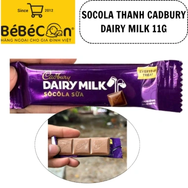 5 Bịch Kẹo Socola Milk Cadbury Dairy 81gr Vị Sữa Ngọt Ngào Giá Ưu Đãi 89.999₫ 5