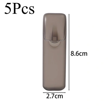5 Chiếc Du Lịch Tăm Bông Hộp Sắp Xếp Nhựa Trong Suốt Mini Đựng Linh Kiện Nhỏ