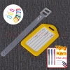 5 Thẻ Tên Hành Lý Name Tag Vali - An Toàn, Nhẹ Nhàng, Dễ Dán - Phù Hợp Du Lịch, Công Tác - Tặng 3 Bút Lông - 79.000 VND