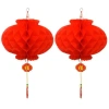 50-100 Lồng Đèn Đỏ Tổ Ong Treo Trang Trí Tết - Chỉ 48.000₫, Lễ Hội Năm Mới 2