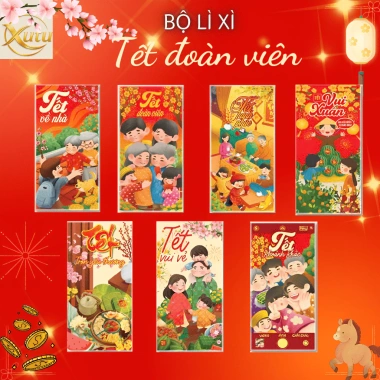 50 Bao Lì Xì Truyền Thống Tết Bính Ngọ 2.026 Giấy C150 Nhiều mẫu Đa dạng, Giá chỉ 30.900₫