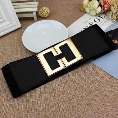 50 mẫu thắt lưng chun bản to khóa chữ hoa - Giá ưu đãi 38.000đ, thời trang bền 3