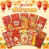 50 phong bao lì xì Tết 2.026 Bính Ngọ giấy dày, mực in sắc nét, tặng túi bóng kính - 32.140₫