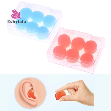 6 Cái Nút Tai Silicon Ngủ Chống Ồn Bịt Tai Khử Tiếng Ồn Giá 48,510 VND Giảm Sốc