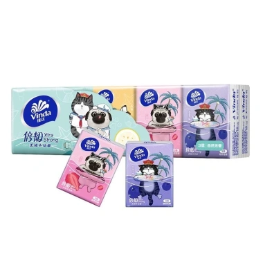 60 Gói Khăn Giấy Khô Mini Vinda Cao Cấp - Tiện Dụng, Giá Ưu Đãi 65.000 VNĐ