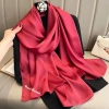 [90x180] Khăn Quàng Cổ Lụa Trơn Cỡ Lớn Che Nắng - Choàng Bikini Đi Biển, Quà Tặng 88k 6