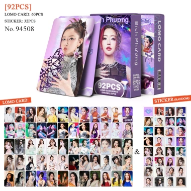 92 Cái Ngôi Sao Việt Nam EM XINH SAY Lomo Cards 52HZ Idol giảm giá 32.054 dong