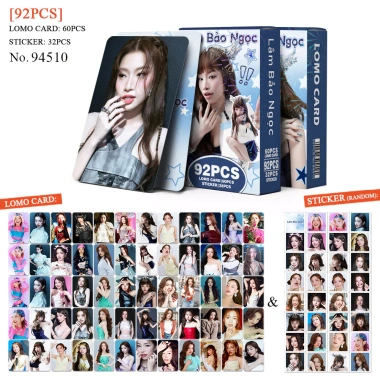 92 Cái Ngôi Sao Việt Nam EM XINH SAY Lomo Cards 52HZ Idol giảm giá 32.054 dong