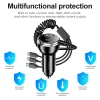 Actionok 230W Sạc Xe Hơi 5 Cổng Nhanh PD QC3.0 USB-C cho iPhone Samsung Xiaomi 7