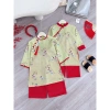 AD24 Sét Áo Dài Lụa Đôi Bé Trai Gái Chipi Tết Xinh 2.025 Lụa Cát Giá 138.600 VND 2