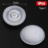 ADAL 1 - Bộ 5 Nút Niêm Phong Thay Silicon, Chống Tràn cho Cốc Cà Phê & Du Lịch, Chai Nước 10