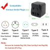 Adapter Đa Năng CE US AU 2pin 3pin - Ổ Cắm Châu Âu Nam Phi Ấn Độ Ý Thụy Sĩ Du Lịch 2