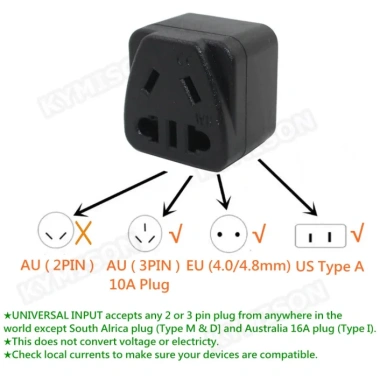 Adapter Đa Năng CE US AU 2pin 3pin - Ổ Cắm Châu Âu Nam Phi Ấn Độ Ý Thụy Sĩ Du Lịch 6 Adapter Đa Năng CE US AU 2pin 3pin - Ổ Cắm Châu Âu Nam Phi Ấn Độ Ý Thụy Sĩ Du Lịch 6