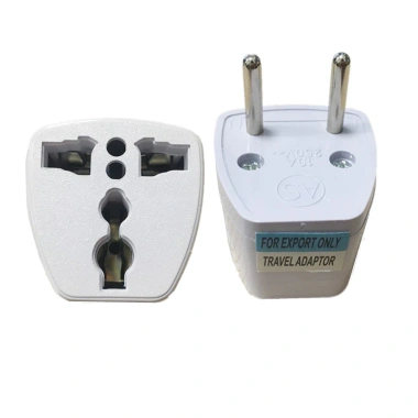 Adapter Đa Năng EU UK US GER AU CHN - Ổ Cắm Điện Trắng Du Lịch Chuyển Đổi Nhanh 9